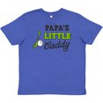 thumbnail image 3 of Inktastic Papa's Little Caddy with Golf Club and Ball Youth T-Shirt, 3 of 5