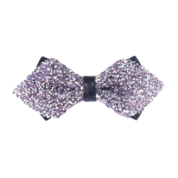 CXHEGBEJ Bow Tie For Women Mens, Pre Tied Sparkling Bowtie For Wedding Solid Color Party Classic Butterfly Bowtie Formal Tuxedo Bow Ties