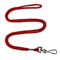 Kemp USA 20" Red and Silver Economy Rope Lanyard