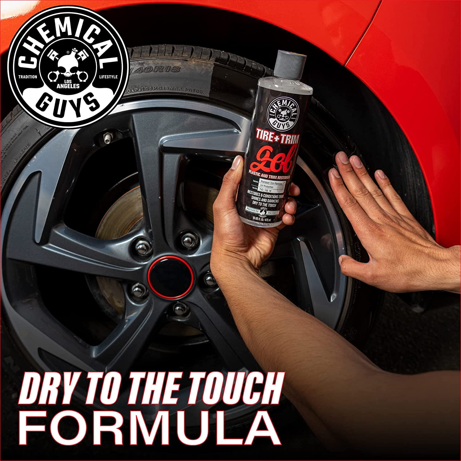 Chemical Guys Tire+Trim Gel Plastic and Rubber High-Gloss Restorer and  Protectant