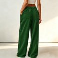 thumbnail image 5 of ClodeEU Women's High Waist Wide Leg Corduroy Pants, Solid Color Loose Trousers with Patch Pockets ,Women's S-XXL, 5 of 7