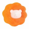 thumbnail image 1 of Paquete de 9 bolas reutilizables para quitar el pelo de mascotas, color naranja, 1 of 5