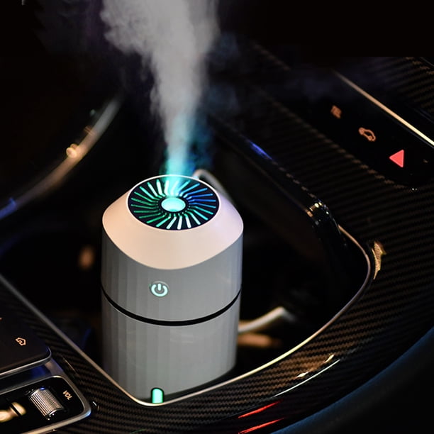 RKSTN humidifiers for bedroom USB Humidifier With Colorful Light ,Large Capacity 320ML Quiet Cool Mist Humidifier For Bedroom And Office ,Car, Easy To Clean