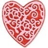 Sizzix 657407 Embosslits Die, Heart English Rose by Scrappy Cat