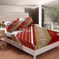 thumbnail image 2 of American Football Sheet Set Sports Ball Game Sheets King Rugby Competition Game Bed Sheets Set, American Football City Themed Bedding Set with 2 Pillowcases(San Francisco), 2 of 5