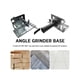 thumbnail image 5 of Soporte Amoladora Angular 45/90/180 Grados Base Ancho Corte Ajustable, 5 of 9