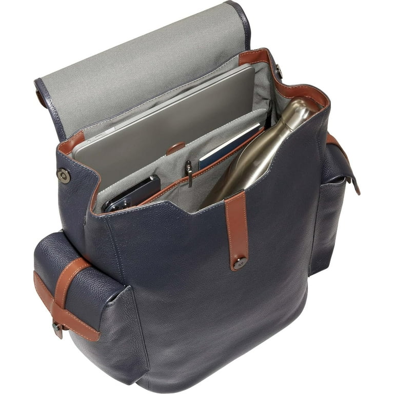 Cole Haan Triboro Rucksack, Navy Blazer/New British Tan  display picture 2