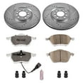 thumbnail image 3 of PowerStop Front Z26 Street Warrior Carbon-Fiber Ceramic Brake Pad and Drilled and Slotted Rotor Kit Fits: AUDI VOLKSWAGEN Select Models K914-26, 3 of 9