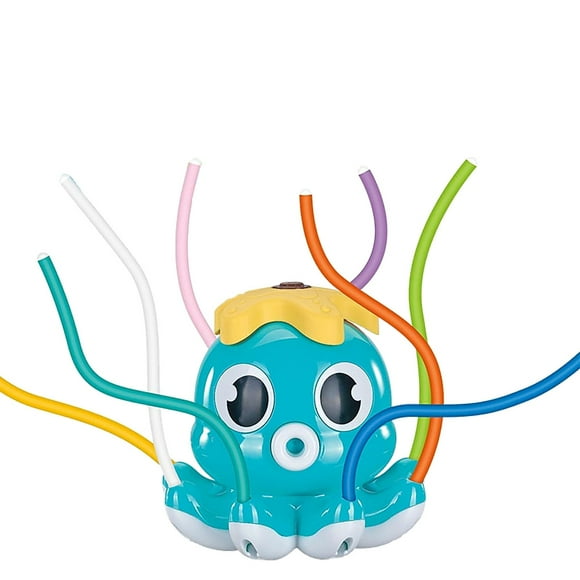 Devilfish Water Sprinkler For Kids Outdoor Play,with 8 Wiggle Tubes Summer Outside Garden Backyard Toddler Outdoor Play Toys For 3 4 5 6 7 8 Year Old Boys Girls Dogs Gift