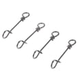 thumbnail image 4 of Almencla 50 Pièce Pêche Clip Connecteurs de Pêche en Acier Inoxydable de la Mer 26mm, 4 of 8