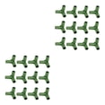 thumbnail image 3 of Bewildely Conector de marco Herramienta de jardinería Estacas para plantas Junta de tuberías Soportes de flores Juntas 11 mm Tipo 1 2piezas, 3 of 6