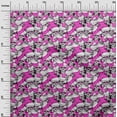 thumbnail image 3 of oneOone Cotton Poplin Fuschia Pink Fabric Skull Craft Projects Decor Fabric Printed By The Yard 42 Inch Wide, 3 of 4