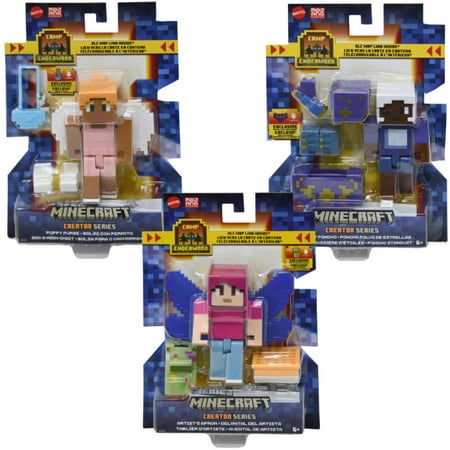 1 PC Mattel DDC Minecraft Creator Figures-SHIP 1 PC RANDOMLY (NO RETURN)