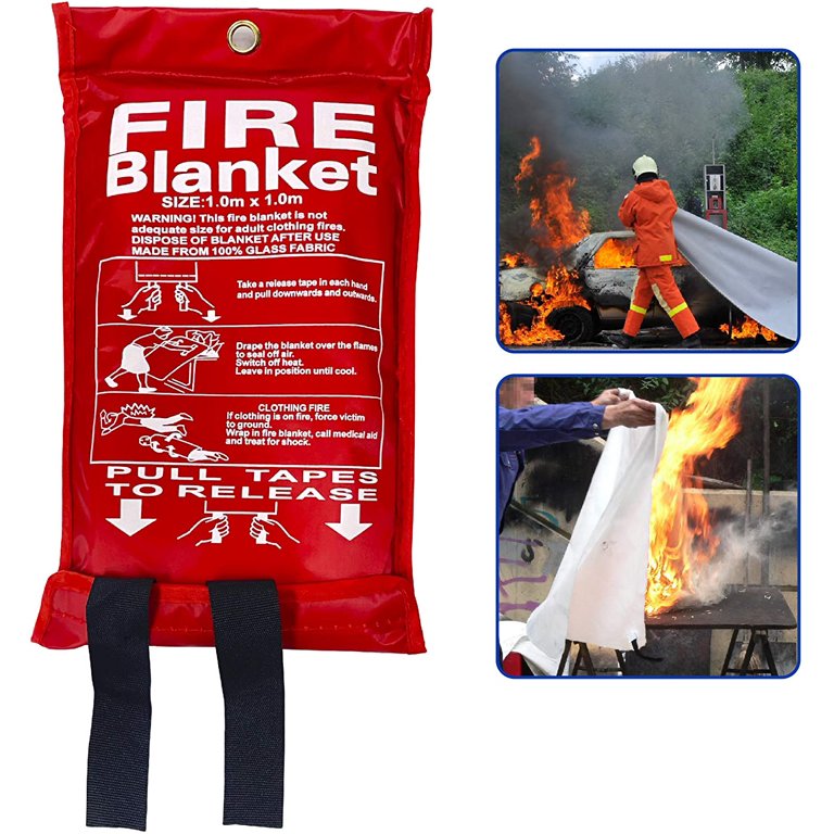 Pack of 4 Fire Blanket for Emergency Survival