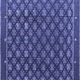 thumbnail image 1 of Ahgly Company Machine Washable Indoor Square Abstract Blue Modern Area Rugs, 8' Square, 1 of 4