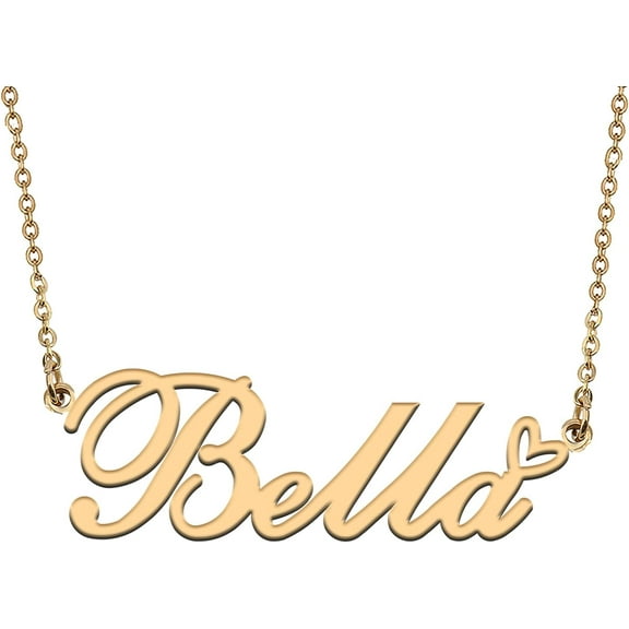 Personalized Custom Initial Pendant Name Necklaces For Womens In Gold Silver[o1997]