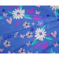 thumbnail image 4 of oneOone Polyester Lycra Blue Fabric Leaves & Flower Dress Material Fabric Print Fabric By The Yard 56 Inch Wide, 4 of 4