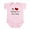 Petal Pink, variant on CafePress - My Heart Belongs To A Fire Chief Infant Bodysuit - Baby Light Bodysuit, Size Newborn - 24 Months