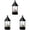 C*3, variant on BNNG Halloween Pumpkin Lantern with Flickering LED, Halloween Skull Pumpkin Lanterns - 5.9 Inch Vintage Candle Decorative Hanging Lanterns for Home Indoor Outdoor