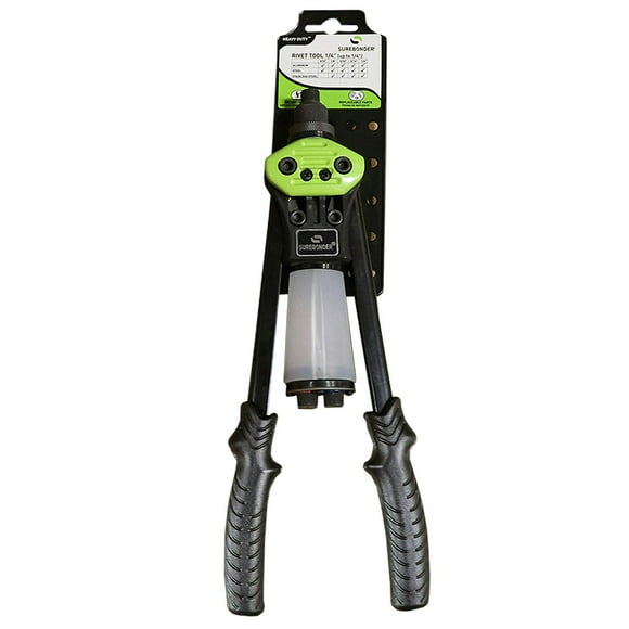 Remachador Surebonder Metal Heavy Duty, negro y verde