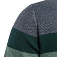 thumbnail image 3 of Suéter de algodón empalmado para hombre, Jersey informal con cuello redondo de alta calidad, suéteres de punto para hombre, nuevos suéteres de invierno para hombre, 3 of 5