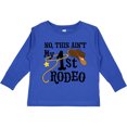 thumbnail image 3 of Inktastic No, This Ain't My 1st Rodeo Cowboy Hat and Lasso Boys or Girls Long Sleeve Toddler T-Shirt, 3 of 5