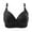 Black, variant on Bigersell Seamless Bras for Women Summer 3pc Womens Bras No Underwire Longline Bra Style R1211 V-Neck Convertible Bras Hook and Eye Bra Closure Women Size Plus Size Sports Bra Black M