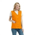 thumbnail image 5 of TOPTIE 5 Pack Volunteer Vest Waiter Bartender Work Uniform, Supermarket Clerk Workwear-Orange-L, 5 of 7