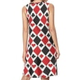 thumbnail image 2 of Gambling, Casino Gifts Spring Summer Dresses for Women Fashion T-shirt Dress Casual Sleeveless Loose Sundress with Pockets, 2 of 5