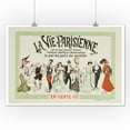 thumbnail image 1 of La Vie Parisienne Vintage Poster (artist: Metivet) France c. 1912 (12x18 Art Print, Wall Decor Travel Poster), 1 of 1