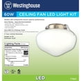 thumbnail image 4 of Kit de luces LED Westinghouse 7785100 para ventilador de techo Schoolhouse, 4 of 7