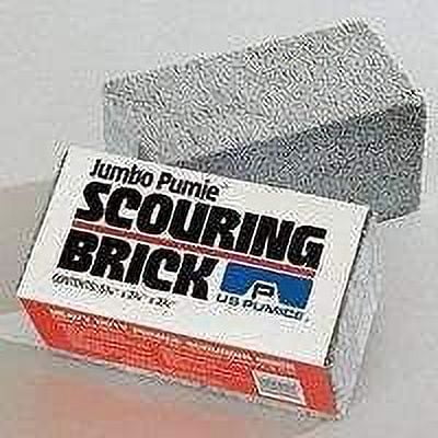 US Pumice, Set of 3, Jumbo Pumie Scouring Brick, Hand Safe, 5.75" x 2.75" x 2.75", Pack of 3