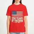 thumbnail image 5 of 250 Anniversary USA Shirt Men 4th of July Shirts 1776-2026 250th Birthday T-Shirt Patriotic Shirts Tops, OdeJous T-Shirt Red, S, 5 of 5
