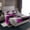Purple, variant on Manfei Happy Valentine's Day 4pcs Bed Sheets for Female Men,Romantic Couple Lover King Sheets,Love Heart Print Super Cozy Sheet Set,Microfiber Bedroom Decor