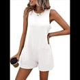thumbnail image 2 of Cortos Informales para Mujer, de Verano Sin Mangas, Pantalones Cortos Informales con Bolsillos. S, 2 of 7