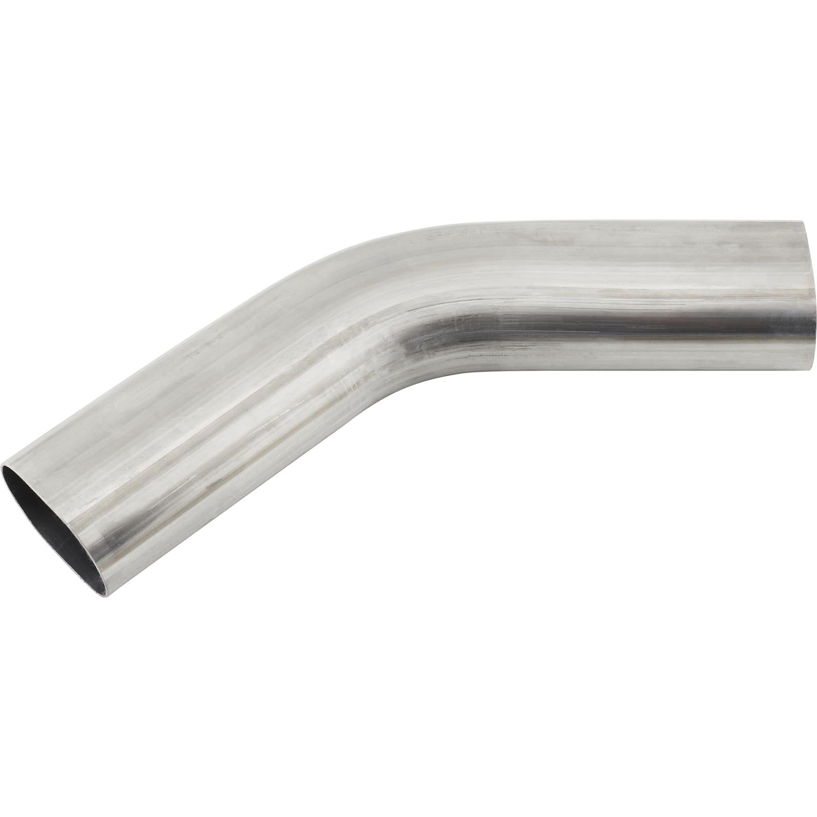 Oval Exhaust Pipe Horizontal Mandrel Bend, 45 Degree, 3 Inch