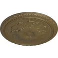 thumbnail image 3 of Ekena Millwork 18"OD x 1 3/8"P Richmond Ceiling Medallion (Fits Canopies up to 2 5/8"), Hand-Painted Mississippi Mud, 3 of 5