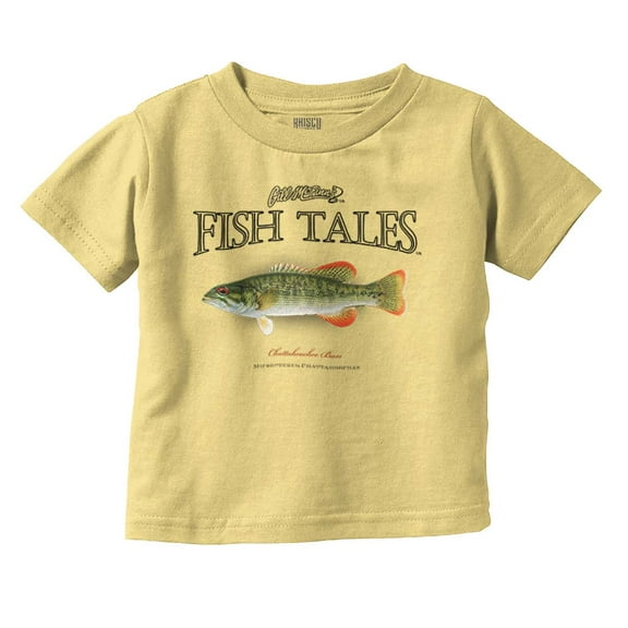 Gill McFinn Fish Bass Fisher Fishing Toddler Boy Girl T Shirt Infant Toddler Brisco Brands 12M