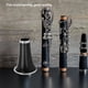thumbnail image 5 of Campana De Clarinete, Campana De Clarinete De Metal Niquelado ABS, Tubo De Bocina De Altavoz De Clarinete De Repuesto Para Clarinete, 5 of 7