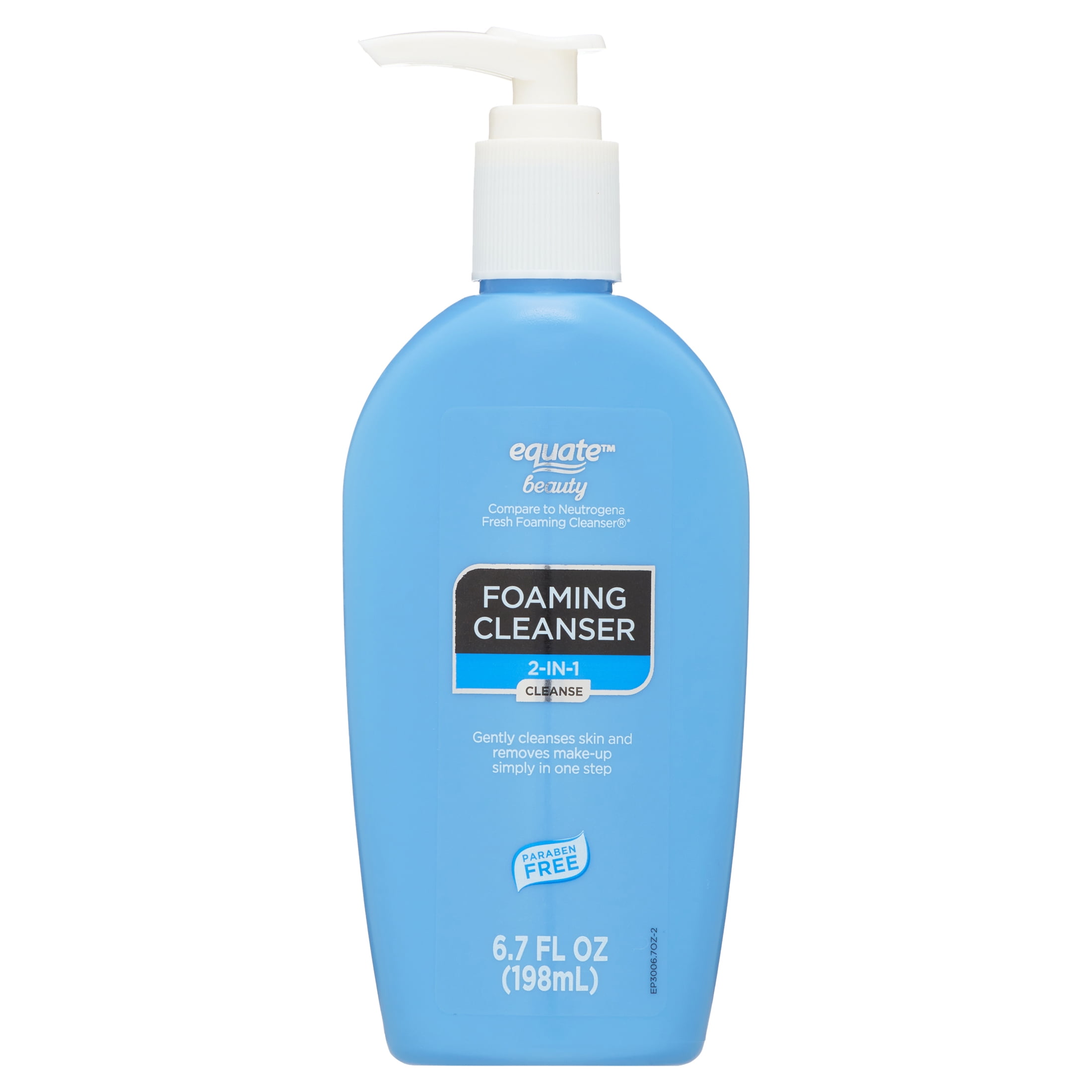 Equate Beauty Foaming 2in1 Cleanser, 6.7 fl oz