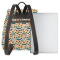 thumbnail image 3 of Easygdp Falling Pumpkins On Car Mochila de Cuero para Mujeres, Bolso de Hombro, Bolsos de Mano de Moda para Trabajo y Viajes, 3 of 4