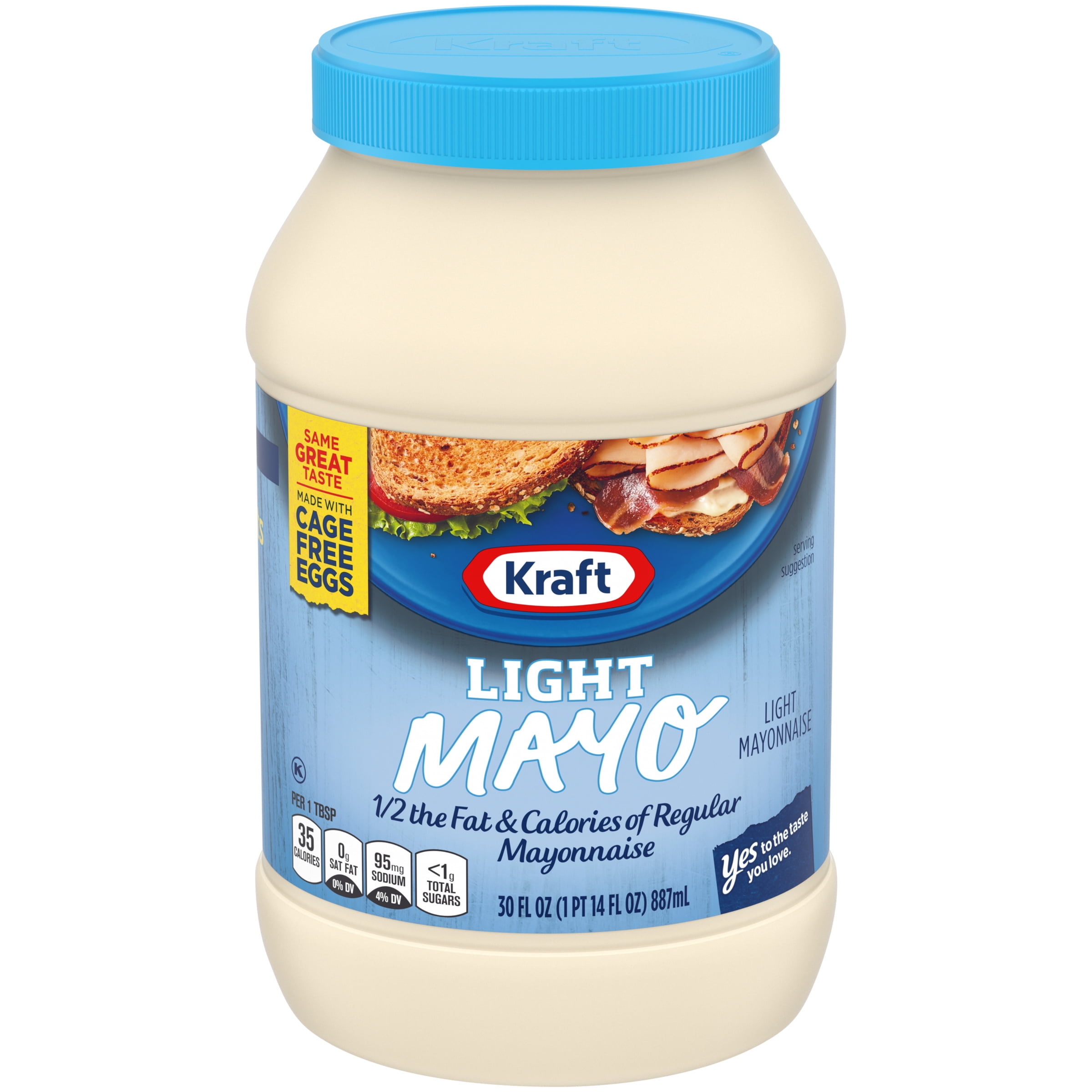 Kraft Light Mayo, 30 fl oz Jar