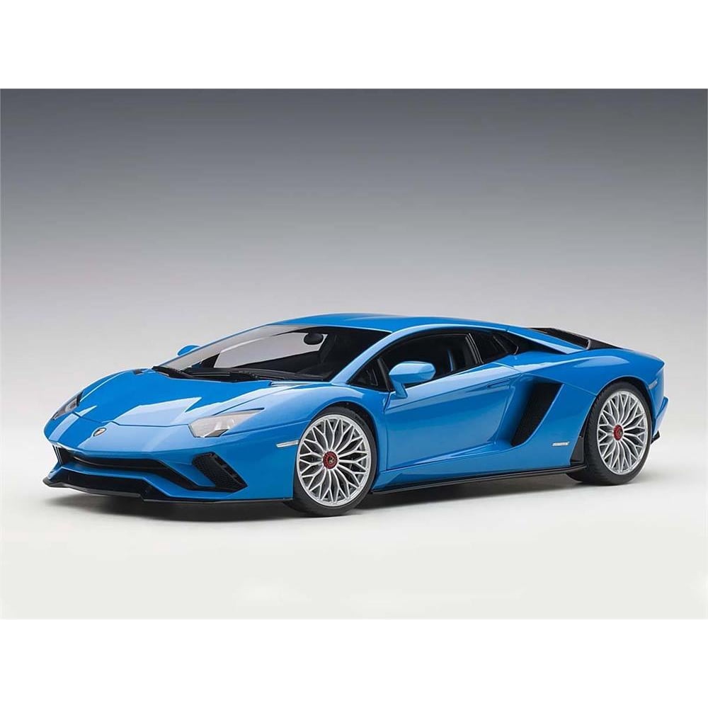 Lamborghini Aventador S in Blue in 1:18 Scale by AUTOart - Walmart.com