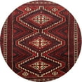 thumbnail image 1 of Ahgly Company Indoor Round Traditional Red Persian Area Rugs, 4' Round, 1 of 6