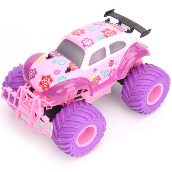 Regalos Car de Control Remoto para Niñas 2.4Ghz Lindo Rosa Control Remoto Púrpolle Púrcolo remoto Coche de Trepapor