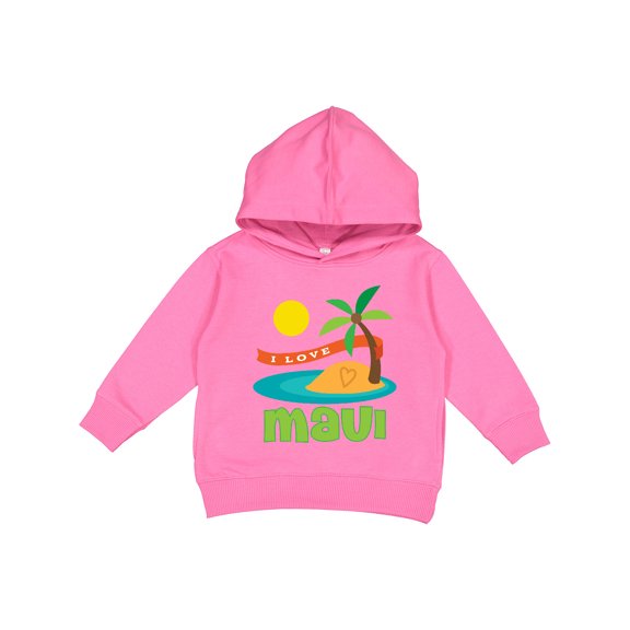 Inktastic I Love Maui Toddler Hoodie