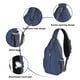 thumbnail image 4 of Mochila bandolera para acampar y hacer senderismo, bolso bandolera para viajes, senderismo, mochila para el pecho, 4 of 7