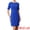 Royal Blue, variant on DARING DIVA Women's Vintage Work Short Sleeve Square Neck Sheath Dress XS Black