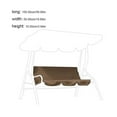 thumbnail image 4 of Toystoory Funda para silla de columpio, tela gruesa, cubiertas de repuesto para techo de verano, parasol, Protector de cojín para exteriores, Jardín y Patio Café, 4 of 6