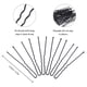 thumbnail image 3 of 300Pcs Pines Bobby U Pernos para el cabello Negro No Slip Grip Thin Bobby Pines Pinzas para el pe CACAGOO Pinzas de cabello, 3 of 5